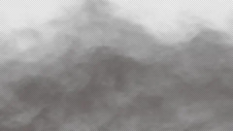 Chaotic Land Dust with Alpha Stock Footage 165034722