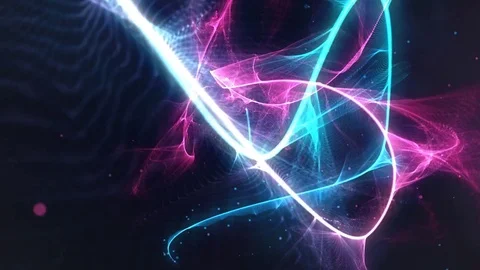 Chaotic light streaks splashes abstract motion background Stock Footage 81886232