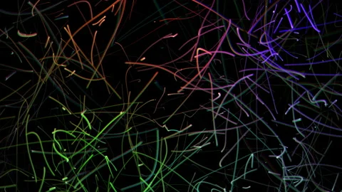 Chaotic Lines Abstract Backdrop Stock Footage 149031676