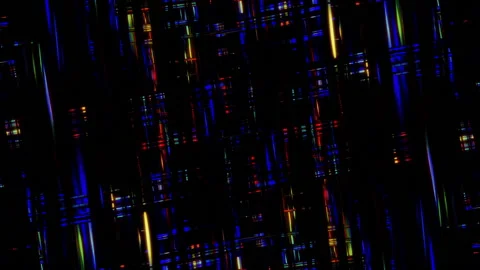 Chaotic Lines VJ Loop Stock Footage 145747731