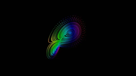 Chaotic Lorenz attractor | Stock Video | Pond5