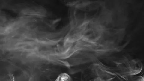 Chaotic mass movement on a black background Stock Footage 105676313