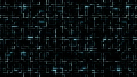 Chaotic Maze Pattern Background Stock Footage 141401709