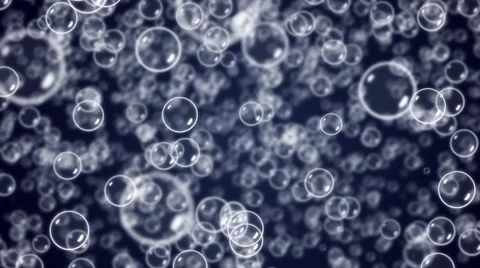 The chaotic motion of bubbles Stock Footage 56230239