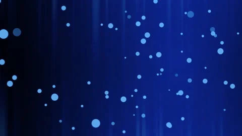 Chaotic motion of particles on a blue background Video stock 96321886