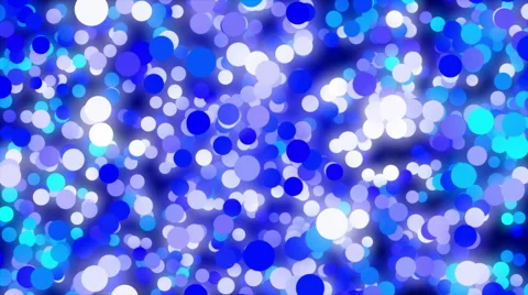 Chaotic motion of particles of white and blue, abstract background, loop Stock Footage 61516869