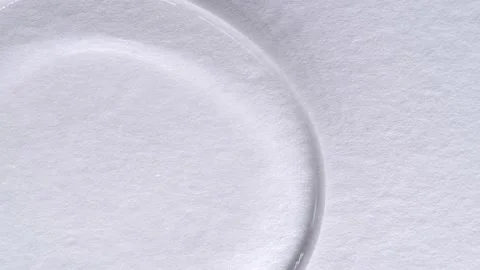 Chaotic movement, expansion of the bubble flow, swirls of white colors. Stock Footage 166802185