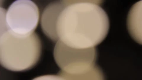 The chaotic movement of large and small lights in the darkness of the night Stockbeeldmateriaal 317487143