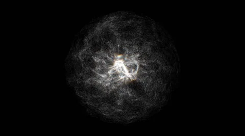 Chaotic particle emission 스톡 동영상 65820840