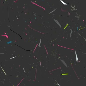 Chaotic particles seamless pattern Stock Illustration