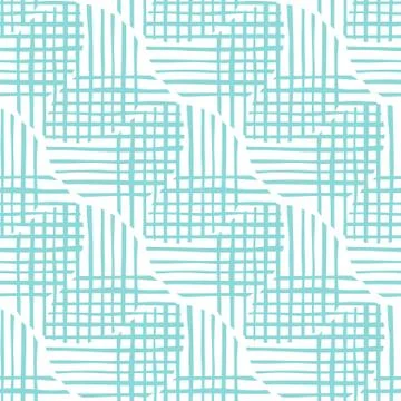 Chaotic pattern circle lines. Seamless pattern illustration. Stock Illustration