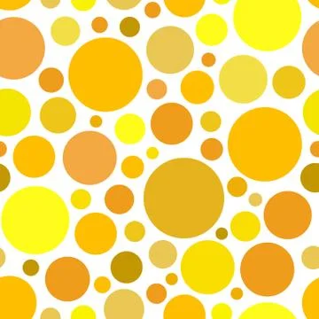 Chaotic pattern round. colorful graphic dots or drops. Stock Illustration