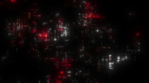 Chaotic Random Abstract Greeble Technology Background Loop Stockbeeldmateriaal 148674764