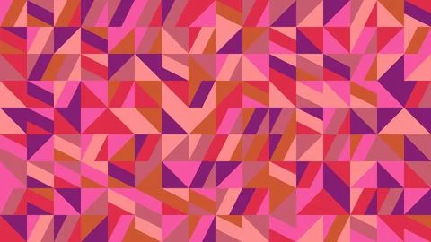 Chaotic random geometrical triangle mosaic pattern background design Stock Illustration