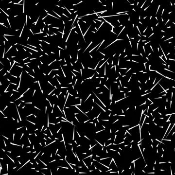 Chaotic random scattered shapes. Abstract geometric pattern Illustrazione stock
