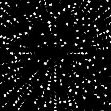 Chaotic random scattered shapes. Abstract geometric pattern Illustrazione stock