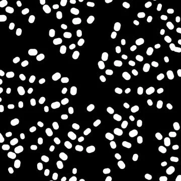 Chaotic random scattered shapes. Abstract geometric pattern Illustrazione stock