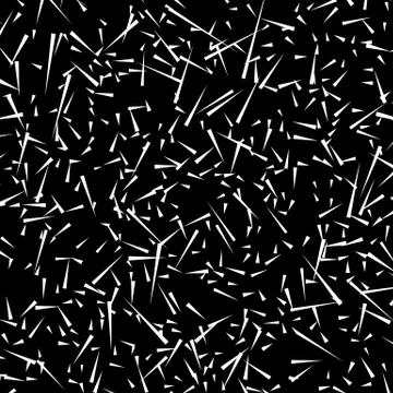 Chaotic random scattered shapes. Abstract geometric pattern Stock Illustration