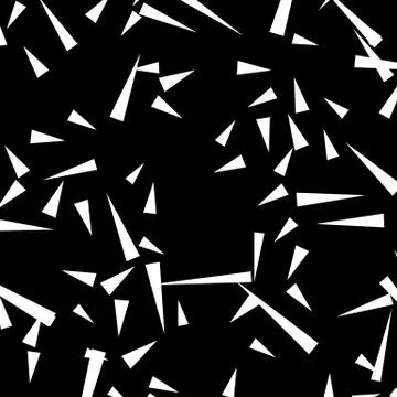 Chaotic random scattered shapes. Abstract geometric pattern Stockillustratie