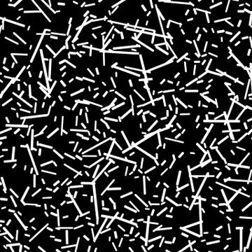 Chaotic random scattered shapes. Abstract geometric pattern Stock Illustration