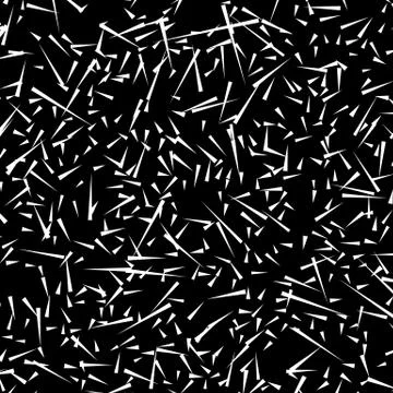 Chaotic random scattered shapes. Abstract geometric pattern Illustrazione stock