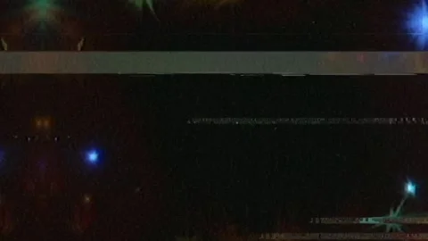 Chaotic Retro Digital Interference Motion Background Stock Footage 306637000