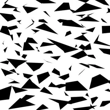 Chaotic, rough texture. Random pattern with scattered edgy shapes. Scratchy s 스톡 일러스트