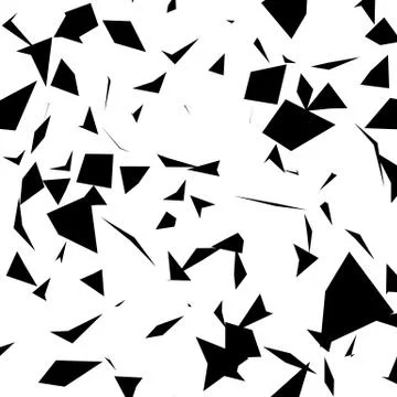 Chaotic, rough texture. Random pattern with scattered edgy shapes. Scratchy s Illustrazione stock