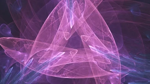 Chaotic seamless loop of random pink geometry lines, strange shapeless Stock Footage 147373370