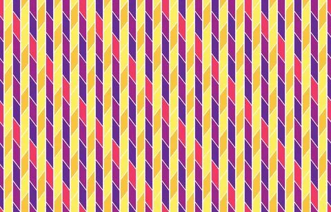 Chaotic seamless pattern of multicolored reticulate tetragons stripes Stock Illustration