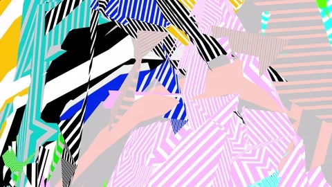 Chaotic shapes. Stock Footage 280931816