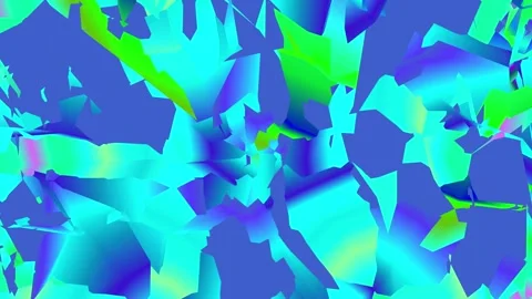 Chaotic shapes. Stock Footage 317688761