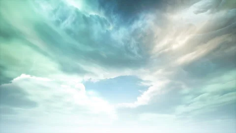 Chaotic Skies On The Background 53 Vídeo Stock 334092486