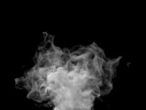 Chaotic smoke effect rising bottom to top Illustrazione stock