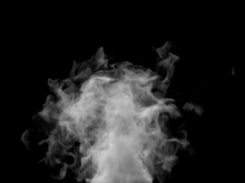 Chaotic smoke effect rising bottom to top Illustrazione stock