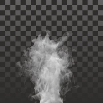 Chaotic smoke effect rising bottom to top Stock Illustration