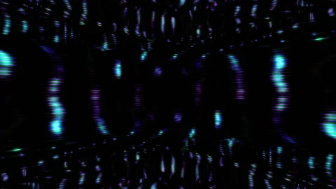 Chaotic Sound Waves Stock Footage 145747782