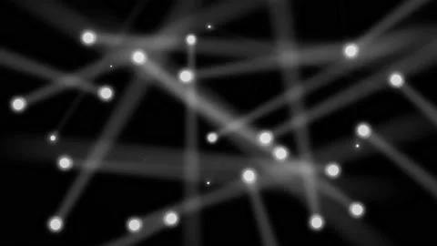 Chaotic Spotlights Stock Footage 167334728