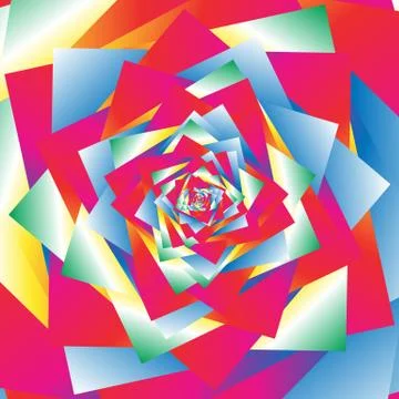 Chaotic texture, pattern with refraction-like effect. Mass of irregular edgy  Illustrazione stock