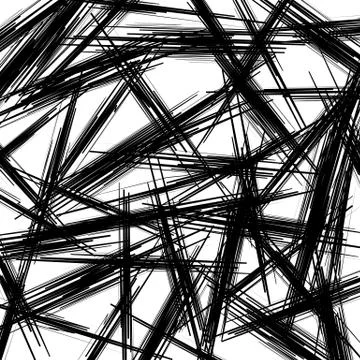 Chaotic texture with zigzag lines. Rough random pattern 스톡 일러스트