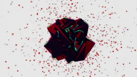 Chaotic transition for video editing. Stock Footage 154859655