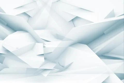 Chaotic triangular pattern. Digital background 3 d Stock Illustration