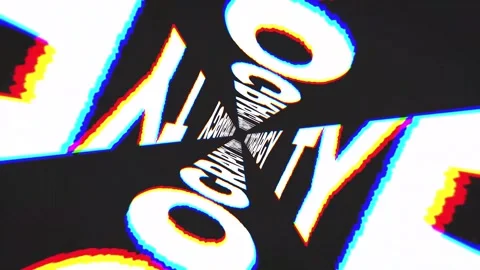 Chaotic Typography Stockmateriaal After Effects