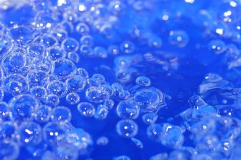 Chaotic water bubbles texture Stock Photos