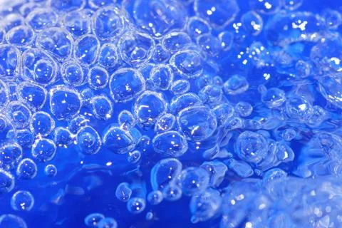 Chaotic water bubbles texture Stock Photos
