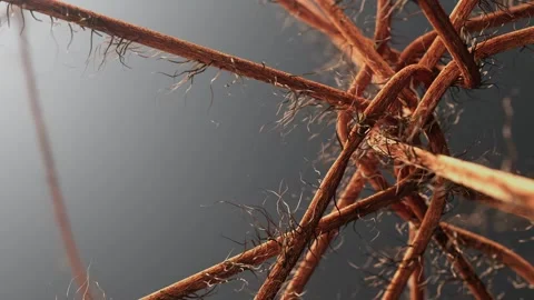 The chaotic weave tree roots creates a rope effect. Stock Footage 275721829