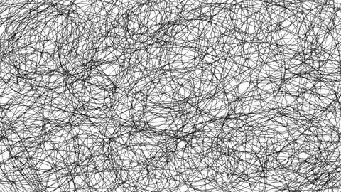 Chaotic yet subtle line pattern animation Stock Footage 306115458