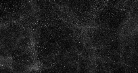 Chaotically moving white particles on a black background 24 Stock Footage 307796780