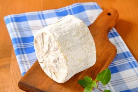Chaource cheese Stock Photos