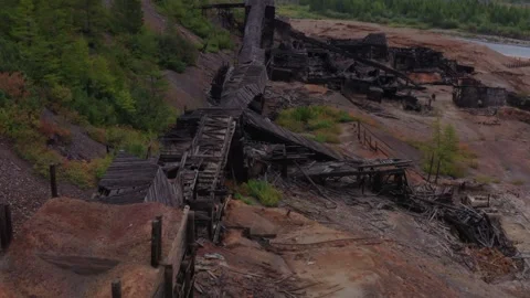 Chapaev processing plant, 4k, 25fps Stock Footage 254373027